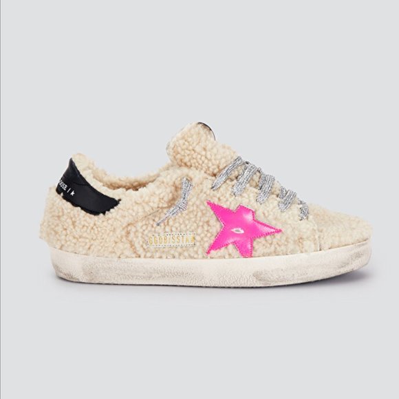 Golden Goose Shoes - Golden Goose Shearling Super Star Sneaker - Size 39